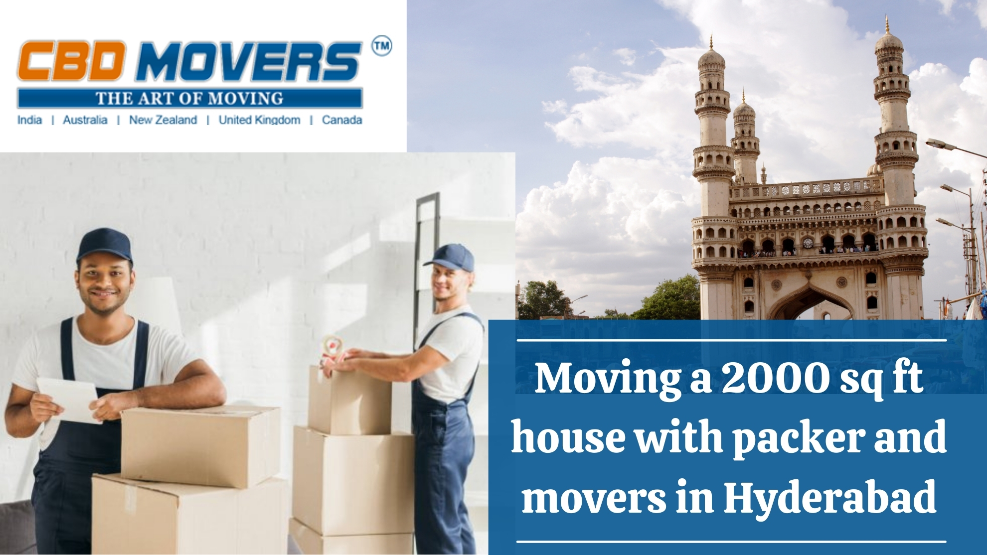 Moving a 2000 sq ft house with packer and movers in Hyderabad